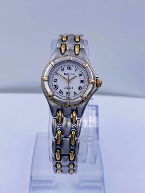 *JAGUAR TWO-TONE LADIES SWISS WATCH* R1 BIDS