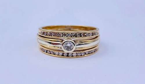 *0.40CT DIAMOND TRINITY ETERNITY DIAMOND RING* 0.40CT DIAMONDS!