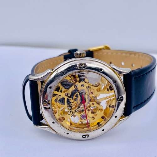 *SAKYNO VINTAGE SKELETON AUTOMATIC WATCH* R1 BIDS
