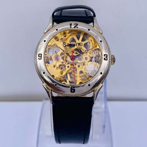 *SAKYNO VINTAGE SKELETON AUTOMATIC WATCH* R1 BIDS