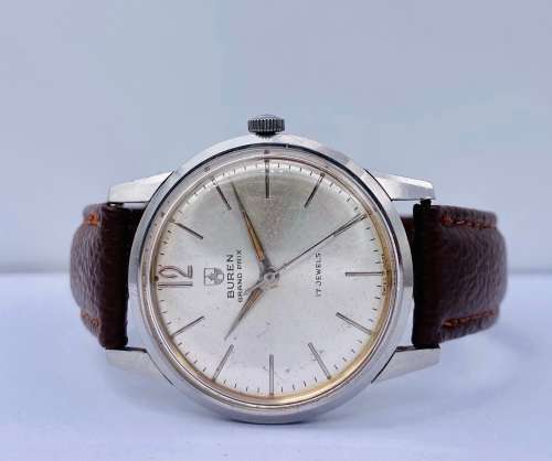 *BUREN GRAND PRIX 17 JEWELS MENS WATCH* R1 BIDS