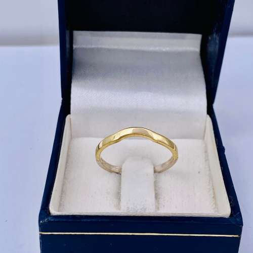 *SOLID GOLD TWO-TONE HORSESHOE RING* R1 BIDS!!!