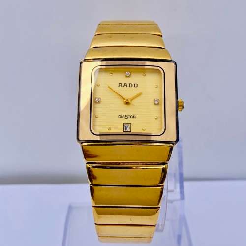 *GOLD RADO DIASTAR DRESS WATCH* MID SIZE!