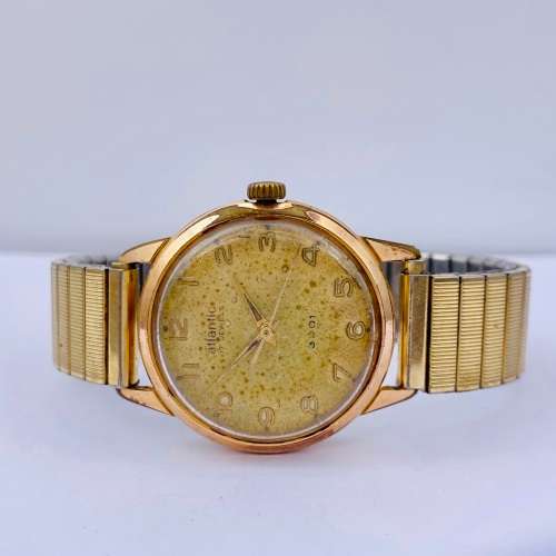 *ATLANTIC 3001 MENS SWISS 17 JEWELS WATCH* R1 BIDS