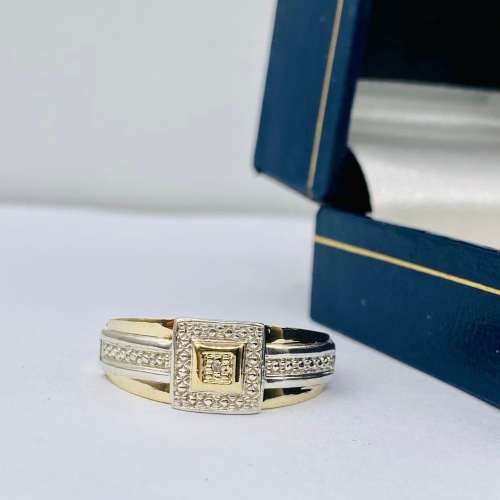 *BEAUTIFUL TWO-TONE DUAL BAND RING* R1 BIDS!!!