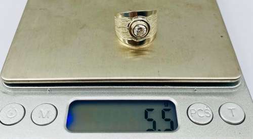 *SOLID SILVER CUBIC DIGIT CYCLOPS RING* R1 BIDS!!!