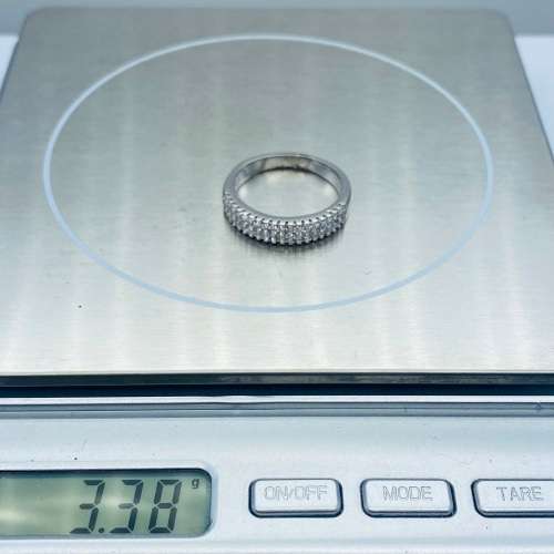 *SOLID SILVER DUAL ETERNITY RING* R1 BIDS!!!