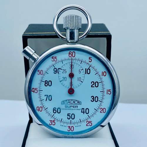 *STADION SUPER SHOCK RESISTANT STOPWATCH* R1 BIDS!