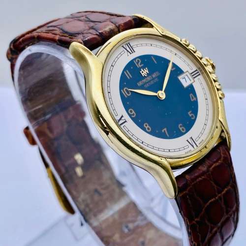 *RAYMOND WEIL GENEVE GOLD PLATED MENS WATCH* R1 BIDS