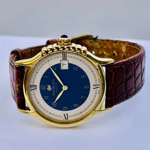 *RAYMOND WEIL GENEVE GOLD PLATED MENS WATCH* R1 BIDS