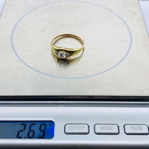 *0.50CT INVESTMENT DIAMOND TRINITY RING* 18K GOLD!