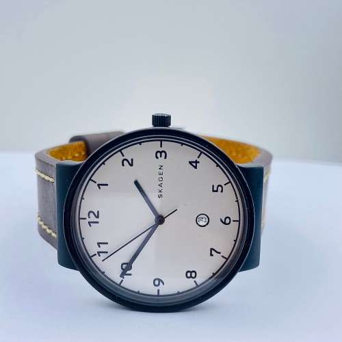 *SKAGEN SWISS LUXURY MENS DRESS WATCH* R1 BIDS!!!