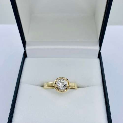 *0.25CT DIAMOND SWIRL CYCLOPS RING* R1 BIDS!