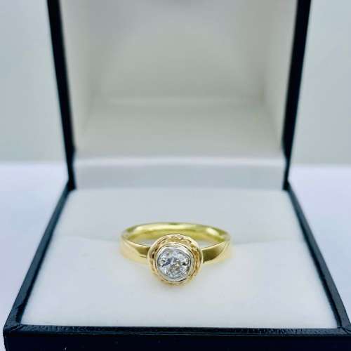 *0.25CT DIAMOND SWIRL CYCLOPS RING* R1 BIDS!