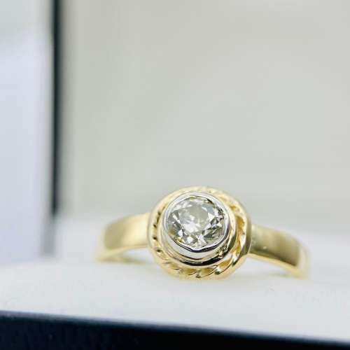 *0.25CT DIAMOND SWIRL CYCLOPS RING* R1 BIDS!