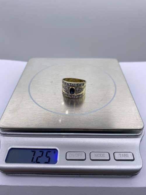 *INVESTMENT 0.80CT DIAMOND & SAPPHIRE CHANNEL RING* R1 BIDS