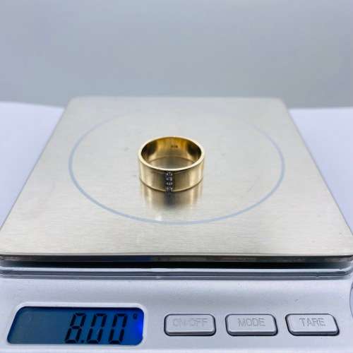 *HEAVY CHUNKY GOLD DIAMOND CHANNEL RING* R1 BIDS!