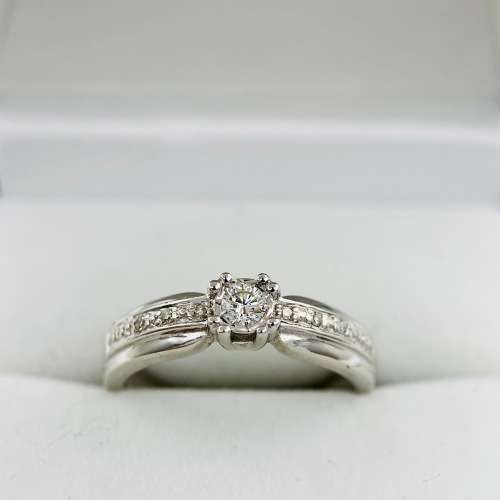 *0.25CT DIAMOND PROTEA SOLITAIRE RING* R1 BIDS