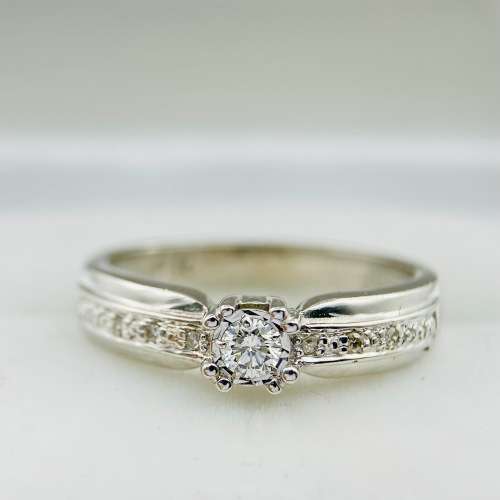 *0.25CT DIAMOND PROTEA SOLITAIRE RING* R1 BIDS
