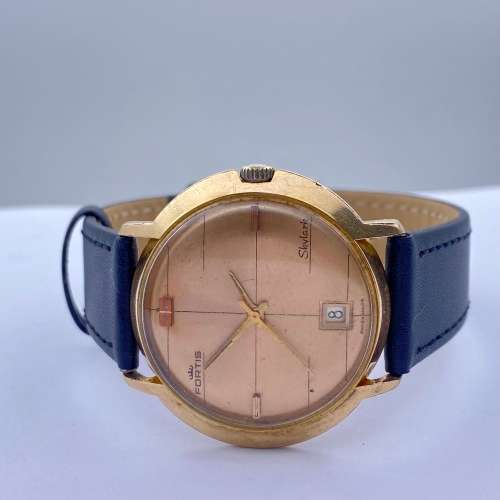 *FORTIS SKYLARK ROSE GOLD SWISS WATCH* R1 BIDS!