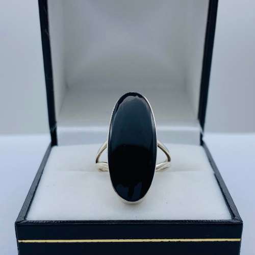 *SOLID SILVER & BLACK ONYX RING* R1 BIDS!!!