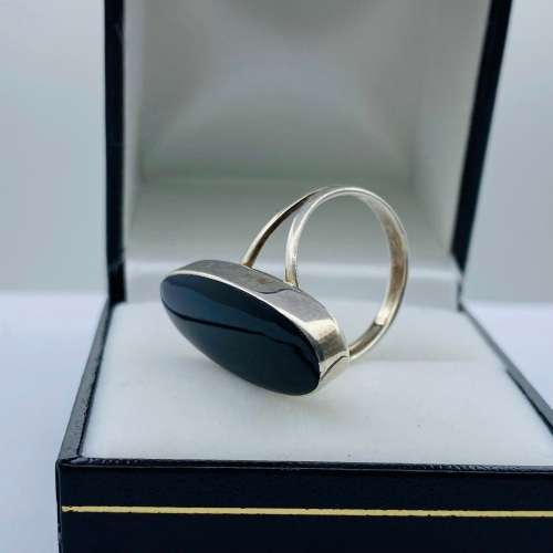 *SOLID SILVER & BLACK ONYX RING* R1 BIDS!!!