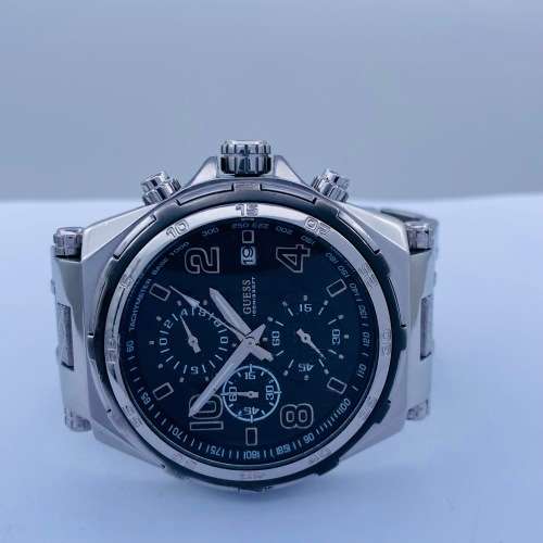 *GUESS CHRONOGRAPH LUXURY MENS WATCH* R1 BIDS!!!