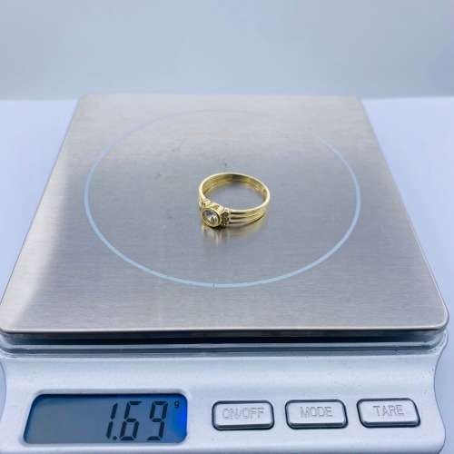 *YELLOW GOLD DIAMOND CYCLOPS RING* R1 BIDS!