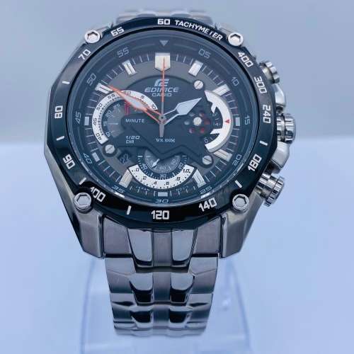 *CASIO EDIFICE BLACK SPORT CHRONOGRAPH* R1 BIDS!