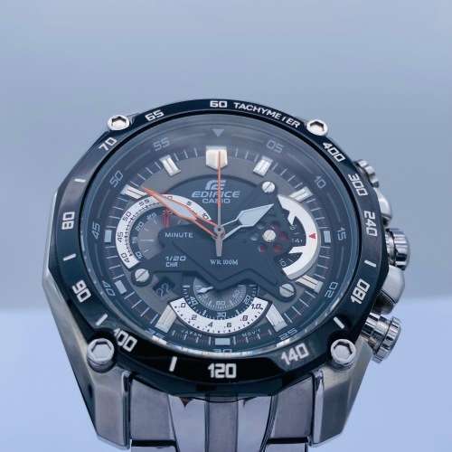 *CASIO EDIFICE BLACK SPORT CHRONOGRAPH* R1 BIDS!