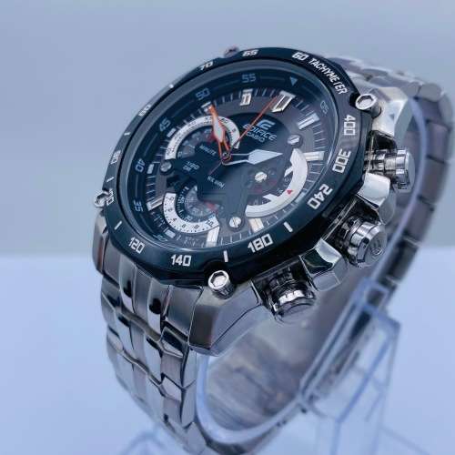 *CASIO EDIFICE BLACK SPORT CHRONOGRAPH* R1 BIDS!
