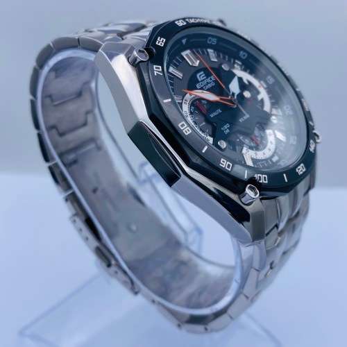 *CASIO EDIFICE BLACK SPORT CHRONOGRAPH* R1 BIDS!