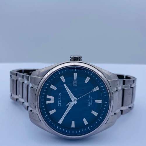 *CITIZEN ECO-DRIVE TITANIUM MENS WATCH*R1 BIDS!