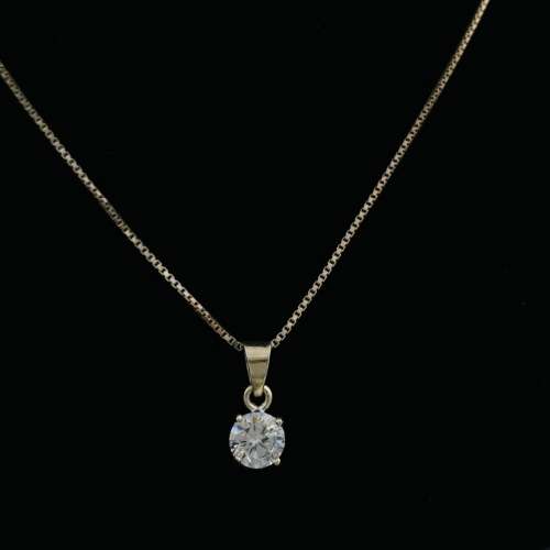 *1CT CUBIC PENDANT IN STERLING SILVER * R1 BIDS!
