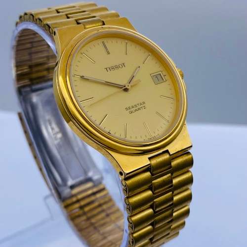 *TISSOT SEASTAR QUARTZ GOLD LADIES DRESS WATCH* R1 BIDS!