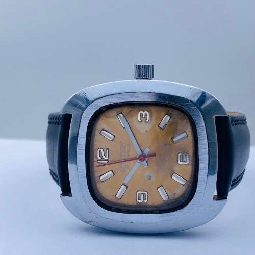 *BEAUTIFUL ROTTERY SWISS MENS BRONZE DIAL WATCH* R1 BIDS