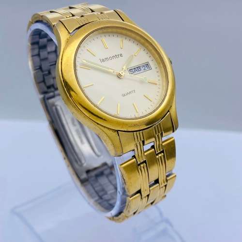 *LA MONTRE GOLD DAY-DATE DRESS WATCH* R1 BIDS!!!