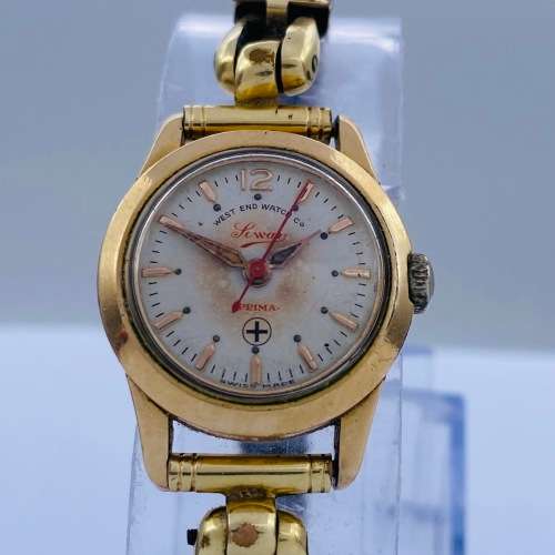 *BEAUTIFUL SWISS LOWAN PRIMA GOLD VINTAGE WATCH* R1 BIDS