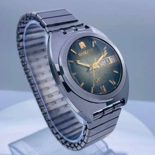 *ORIENT 17 JEWELS VINTAGE COLLECTORS MENS DAY-DATE WATCH* R1 BIDS!