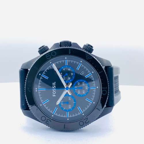 *FOSSIL BLUE CHRONOGRAPH MENS DRESS WATCH* R1 BIDS!!!
