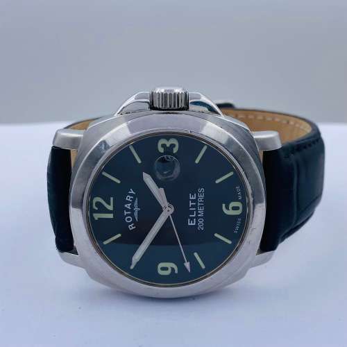 BEAUTIFUL ROTARY ELITE 200M MENS DIVERS WATCH R1 BIDS