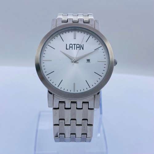 *LANCO STEEL DATE MENS DRESS WATCH* R1 BIDS!!!
