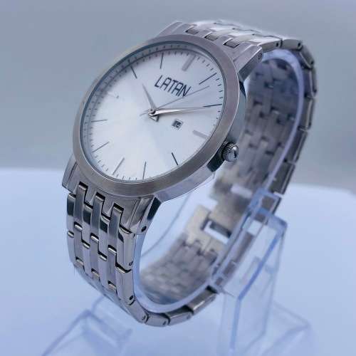 *LANCO STEEL DATE MENS DRESS WATCH* R1 BIDS!!!
