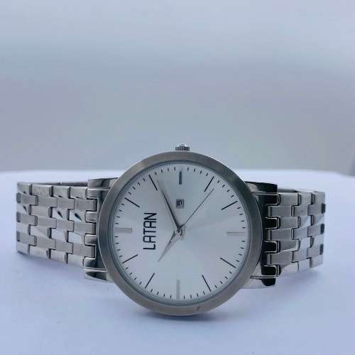 *LANCO STEEL DATE MENS DRESS WATCH* R1 BIDS!!!