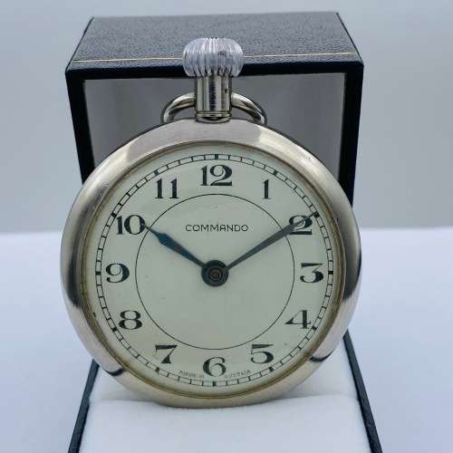 *AUSTRIAN MASTERPIECE COMMANDO MENS POCKETWATCH* R1 BIDS!!!