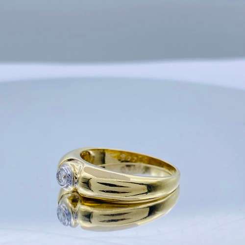 *RADIANT YELLOW GOLD DIAMOND CYCLOPS RING* R1 BIDS