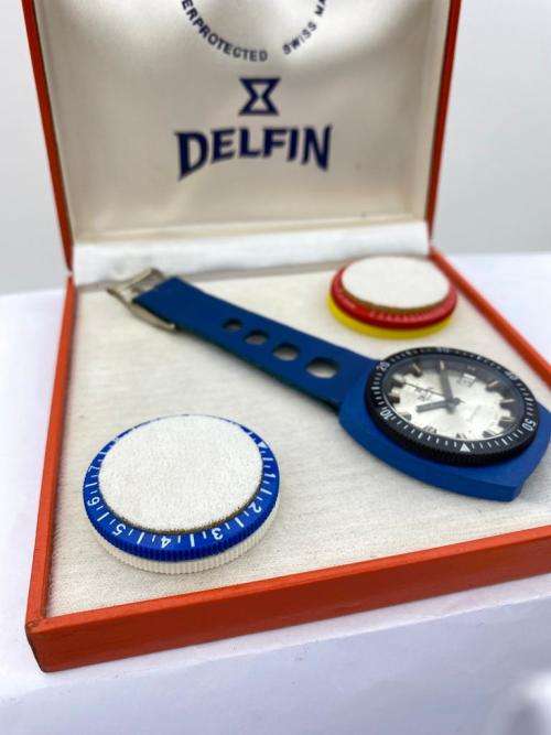 *DELFIN EDOX SWISS BAHAMAS MENS DIVERS WATCH* WITH ORIGINAL BOX!