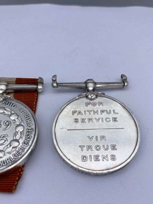 *2 X SOLID SILVER WAR & POLICE MILITARY MEDALS*R1 BIDS