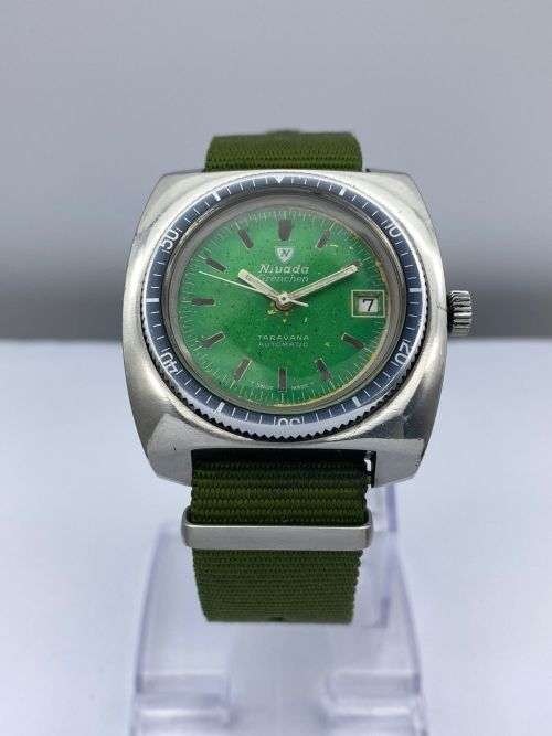 *COLLECTORS NIVADA GRENCHEN AUTOMATIC DIVERS* GHOST BEZEL!