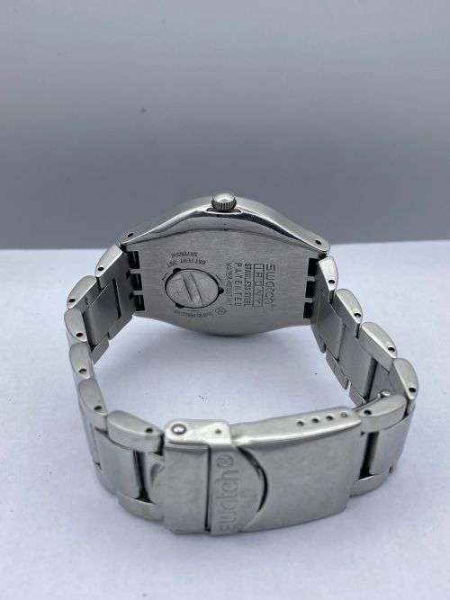 *STUNNING SWATCH IRONY PILOTS DAY-DATE WATCH* R1 BIDS!